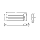 Lampadina CFL OSRAM DULUX F 36W/840 2G10 (4 pin)